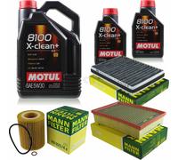 MOTUL 7 L 5W-30 MOTOR OIL + MANN-FILTER per BMW 7er E65 E66 E67 730 iLi