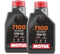 MOTUL 7100 10w50 100% SINTETICO 2LT OLIO MOTORE 4T JASO MA2 API SN MOTO