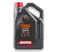MOTUL 7100 20W-50 4 Litri 4Takt Olio Per Moto API SP JASO MA2 Ester Core