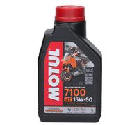 Motul 7100 4T 15W50 Olio Motore Sintetico 4 Tempi Bottiglia 1 Litro