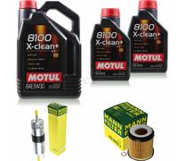 Motul 7L 5W-30 olio motore + Mann per BMW F10 528i Xdrive Activehybrid F18