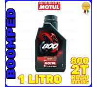 MOTUL 800 ROAD RACING OLIO MISCELA MOTO SCOOTER 2 TEMPI USO GARA 1 LITRO MO09