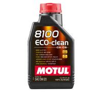 Motul 8100 Eco-Clean 0w-20 1L Olio Motore Sintetico Auto C5 C6