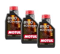 Motul 8100 ECO CLEAN 0W20 Olio motore 3L Acea C5/C6 API SP Fuel Economy