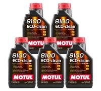 Motul 8100 ECO CLEAN 0W20 Olio motore 5L Acea C5/C6 API SP Fuel Economy