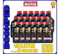 MOTUL 8100 ECO-CLEAN 0w30 18 LITRI olio motore auto FORD WSS-M2C950-A C2 18MO54