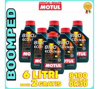 MOTUL 8100 ECO-CLEAN 0w30 6 LITRI olio motore auto FORD WSS-M2C950-A C2 06MO54