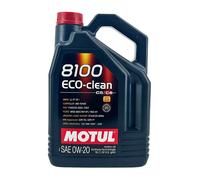 MOTUL 8100 Eco-Clean SAE 0W-20 Olio Motore BMW LL-17 Fe MB 229.72, 5 Litro