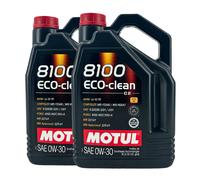 MOTUL 8100 Eco-Clean SAE 0W-30 Olio Motore Ford WSS-M2C950-A, MB 229.61,4x5 Lt.