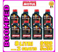 MOTUL 8100 Eco-Nergy 5W30 olio auto FORD WSS-M2C913-D SP A5/B5 8 LITRI 08MO71