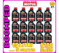 MOTUL 8100 Eco-Nergy 5W30 olio JAGUAR STJLR.03.5003 API SP A5/B5 15 LITRI 15MO71