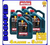 MOTUL 8100 Eco-Nergy 5W30 olio VW C 530 36 API SP ACEA A5/B5 20 LITRI 04MO70