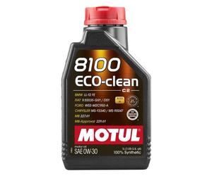 MOTUL 8100 ECOCLEAN 0W30 Olio Motore Sintetico per Risparmio Carburante