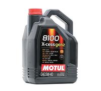 Motul 8100 x-cess gen2 5w40 5lt. olio motore autoveicoli 109776