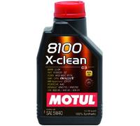Motul 8100 X-Clean 5W40 Olio Motore Sintetico 1 Litro Bottiglia