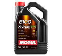 Motul 8100 X-CLEAN EFE C2/C3 5W-30 Olio Motore Sintetico 5 L BMW LL04