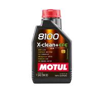 MOTUL 8100 X CLEAN PLUS EFE 0W 30 è un olio motore 100% sintetico con tecnologia fuel economy. Formulazione mid SAPS compatibile con DPF e catalizzatori. Tanica da 1 litro.