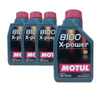 MOTUL 8100 X-Power 4 litri 10W60 A3/B4, 4-tempi aspirati o sovralimentati