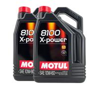 MOTUL 8100 X-Power Olio Motore 10W-60 Semi Sintetico 5 L