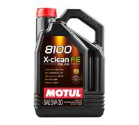 MOTUL 8100 x-Pulire Fe 5W-30 Olio Motore MB 229.52, RN17, PSA B71 2290, 5 Litro
