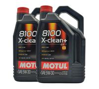 MOTUL 8100 x-Pulire + SAE 5W-30 Olio Motore Porsche C30, VW 504 00, 2x5 Litro