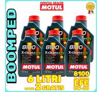 MOTUL 8100 XClean EFE 0W30 OLIO MOTORE Bmw LL-04 229.52 504 507 00 C30 6L 06MO34