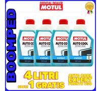 MOTUL Antigelo Blu AUTO COOL EXPERT x 4 Litri PRONTO USO RADIATORE 04MO38