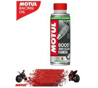 MOTUL BOOST AND CLEAN MOTO octane booster migliora ottani pulitore iniettori