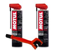 Motul C2 Catena Lube Route x2 spray e detergente per catene ad alte prestazio...