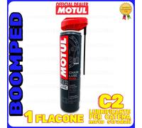 MOTUL C2 CHAIN LUBE ROAD GRASSO CATENA SPRAY MOTO RACING ROAD 400ml MO17