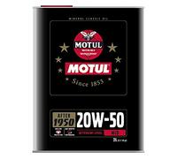 20W50 OLIO MUGRADO MINERALE 2 LT. PER AUTO COSTRUITE DAL 1950 AL 1970