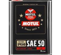 MOTUL CLASSIC OIL SAE 50 2 LITRI - OLIO AUTO E MOTO D'EPOCA