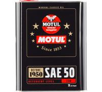 MOTUL CLASSIC SAE 50 2LT OLIO MINERALE PER MOTORI D'EPOCA DIESEL E BENZINA 4T