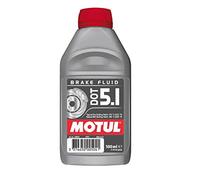 Motul, Dot 5.1, fluido per freni e frizione, per veicoli con sistema di antibloccaggio (ABS), 500 ml x 2 bottiglie (etichetta in lingua italiana non garantita)