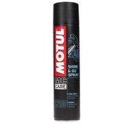 MOTUL E10 Splendere & Go Spray Silicone Cura Della Plastica Pulitore