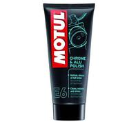 Motul E6 Cromo & Alluminio Polish 100ml Detergente Pasta per Lucidare