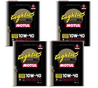 MOTUL EIGHTIES 10W40 8L Olio Motore Semisintetico Auto Epoca API SL
