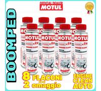 MOTUL ENGINE CLEAN 8x300 ml ADDITIVO PULITORE PULIZIA MOTORE AUTO 08MO46