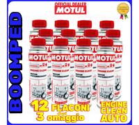 MOTUL ENGINE CLEAN Additivo Pulizia Lavaggio Olio Motore auto 12x300ml 12MO46