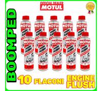 MOTUL ENGINE FLUSH 10x300 ml ADDITIVO PULITORE PULIZIA MOTORE AUTO 10MO46