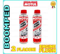 Motul Engine FLUSH Pulitore per Motori 2x300 ml auto LAVA MOTORE ADDITIVO 02MO46