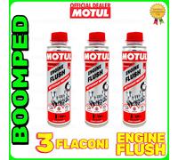 Motul Engine FLUSH Pulitore per Motori 3x300 ml auto LAVA MOTORE ADDITIVO 03MO46