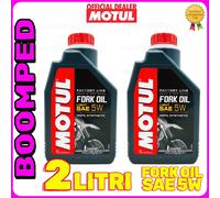 MOTUL FORK OIL FACTORY LINE LIGHT SAE 5W OLIO FORCELLE RACING 2 LITRI 02MO25