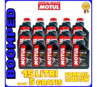 MOTUL FORK OIL FACTORY LINE SAE 5W LIGHT 15 LITRI FORCELLE OHLINS WP 14MO25