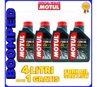 MOTUL FORK OIL FACTORY LINE SAE 7,5W MEDIUM 4 LITRI FORCELLE OHLINS WP 04MO26