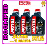 MOTUL FORK OIL FACTORY LINE VERY LIGHT 2.5W OLIO FORCELLE RACING 3 LITRI 03MO24