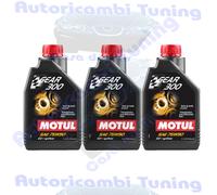 Motul Gear 300 75W90 API GL4 GL5 Olio Cambio Trasmissione Differenziale 3 Litri