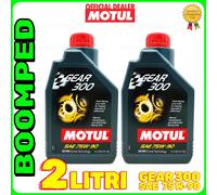 §Olio Trasmissione Cambio/Albero Motore Sintetico Motul Gear 300 75W90 1L§