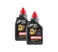 Motul Gear 300 75W90 Olio per Ingranaggi Set 2x1 Litro Bottiglia