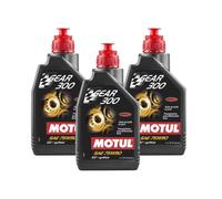 Motul Gear 300 75W90 Olio per Ingranaggi Set 3x1 Litro Bottiglia